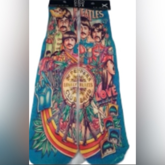 NWT Beatles Odd Sox Crew  One Pair Fits 6-13 - Picture 7 of 9